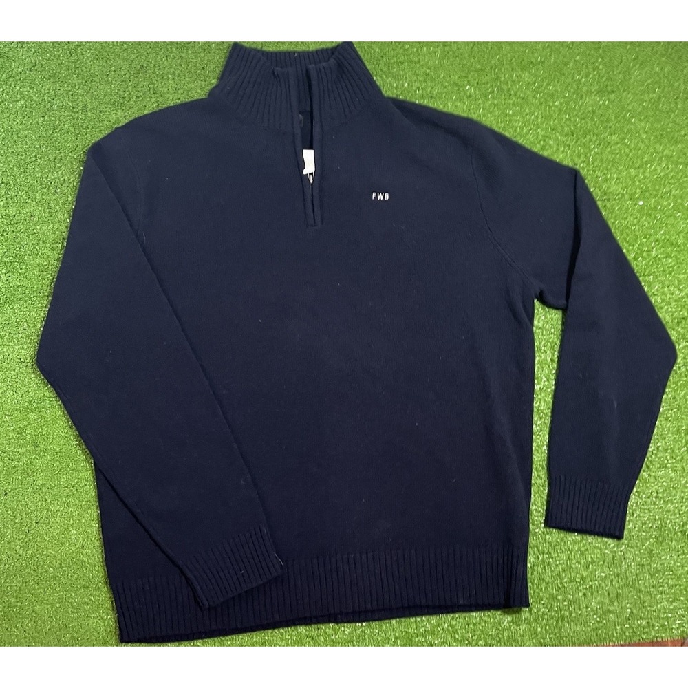 J crew WOOL 1/4 Zip XL PULLOVER SWEATER NWOT Preppy lambs wool Golf Sweatshirt